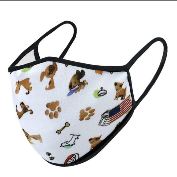 Pup and Dog Design Face mask - Picture 1 of 3